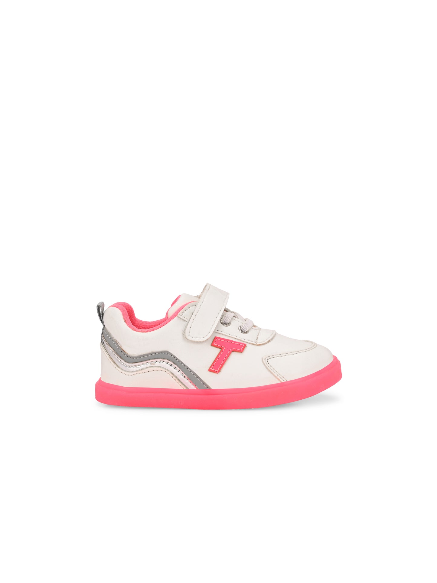 TUSKEY Casual Shoes With Velcro Closure - White