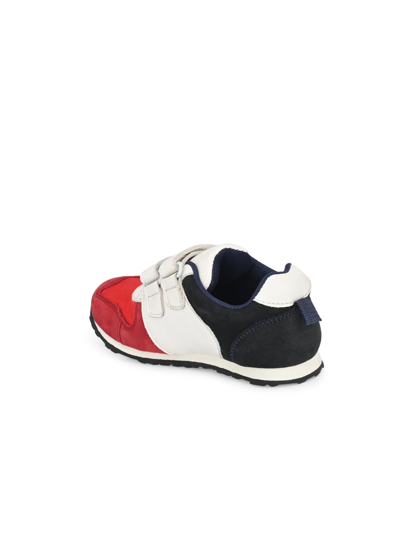 Tuskey Velcro Hook & Loop Fastener Jogging Shoes - Red