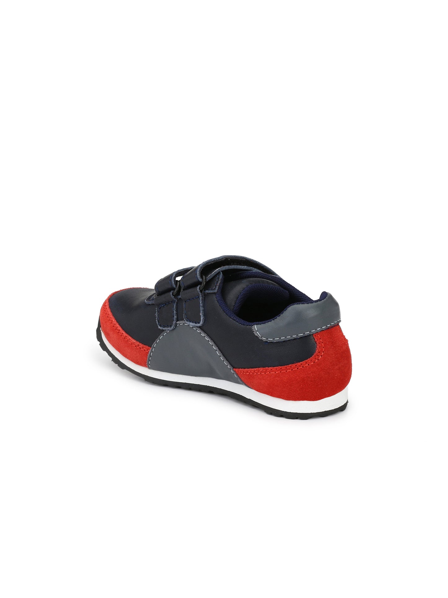 Tuskey Double Velcro Solid Color Jogger Shoes - Blue