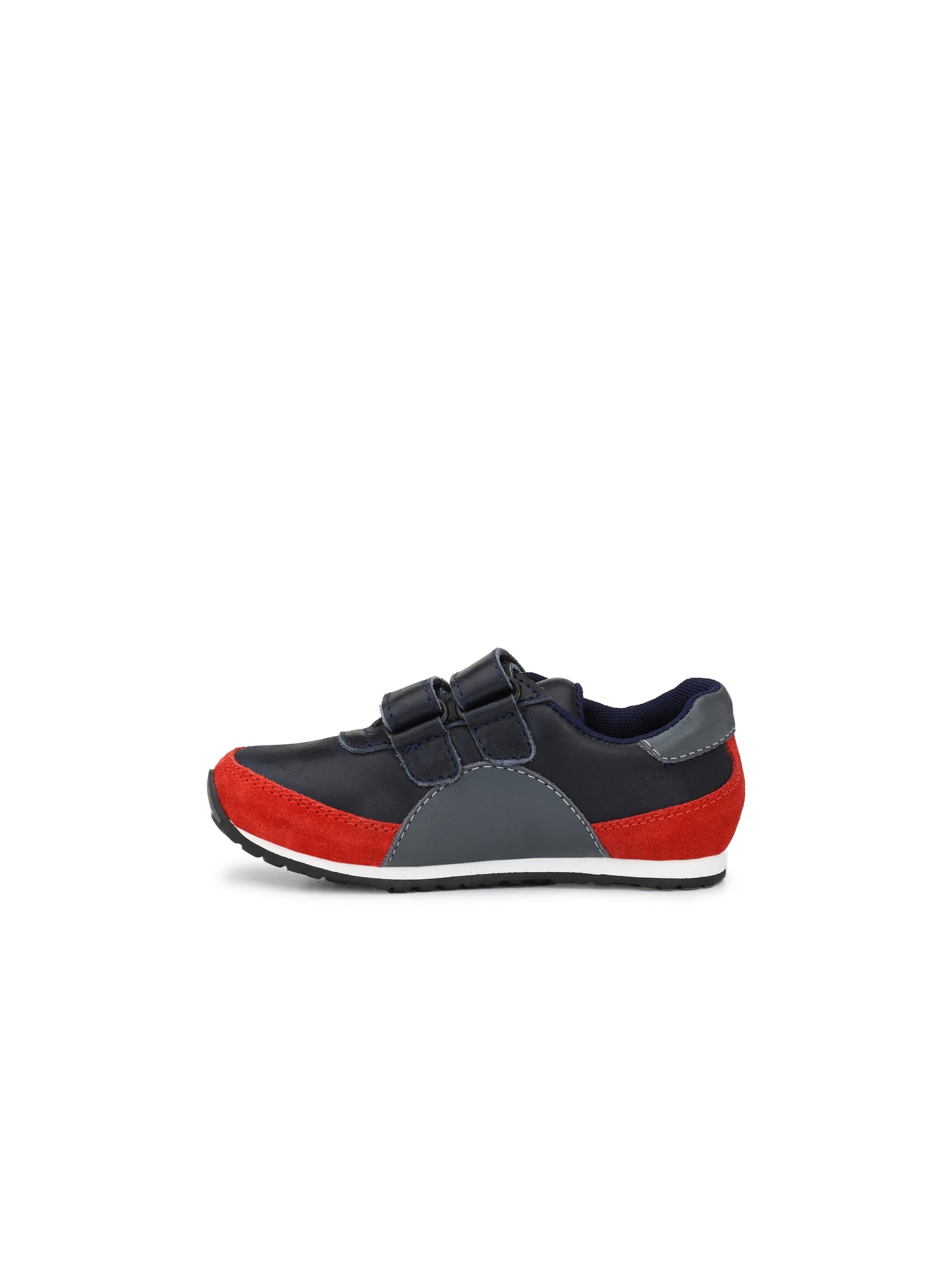 Tuskey Double Velcro Solid Color Jogger Shoes - Blue