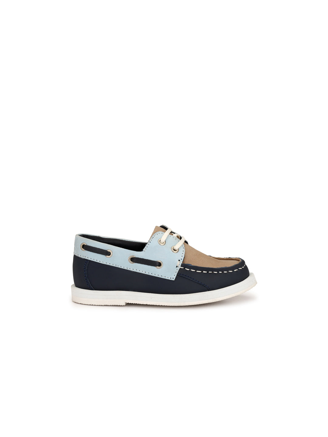 Tuskey Lace Up Mocassin Shoes - Blue
