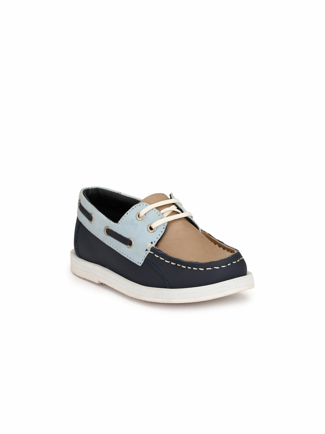 Tuskey Lace Up Mocassin Shoes - Blue