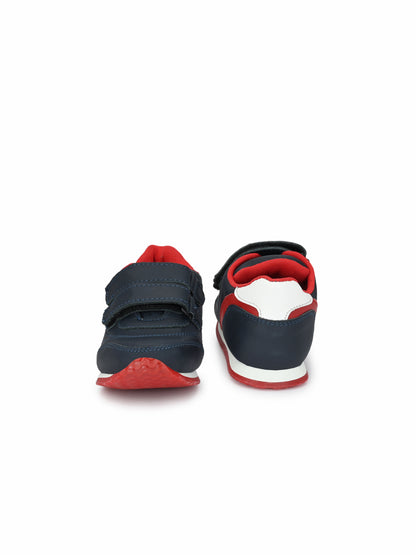 Tuskey Double Velcro Closure Shoe - Navy