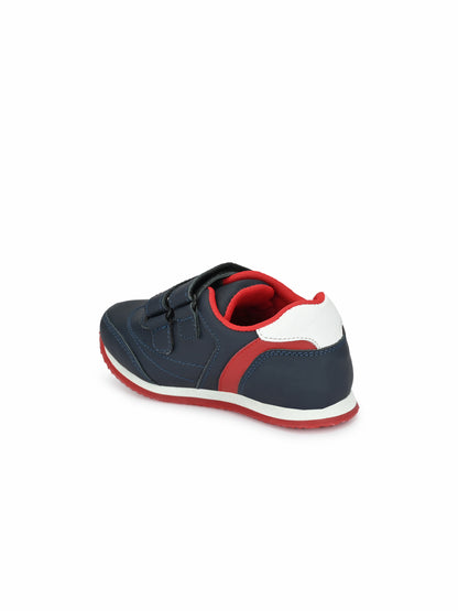 Tuskey Double Velcro Closure Shoe - Navy