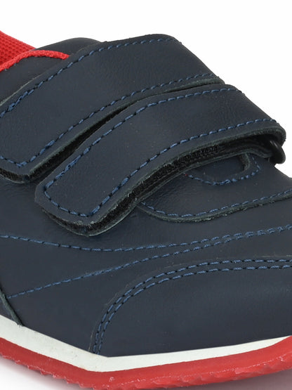 Tuskey Double Velcro Closure Shoe - Navy