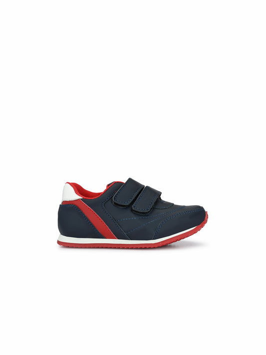 Tuskey Double Velcro Closure Shoe - Navy
