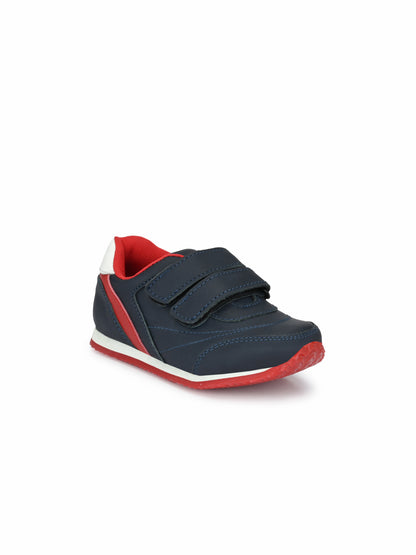 Tuskey Double Velcro Closure Shoe - Navy