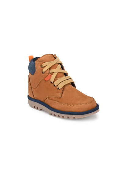 Tuskey Lace Up Ankle Boots - Tan