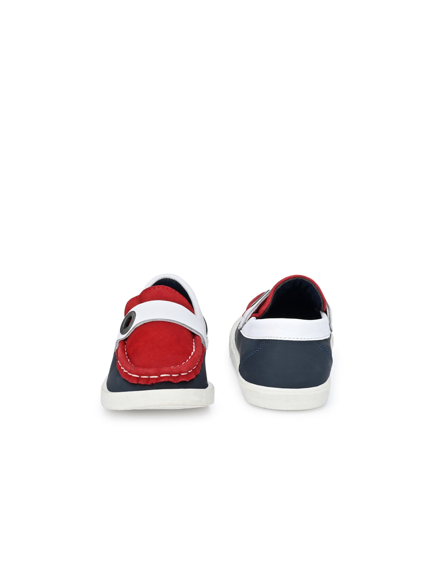 Tuskey Loafers Moccasins Casual Shoes for Boys - Red