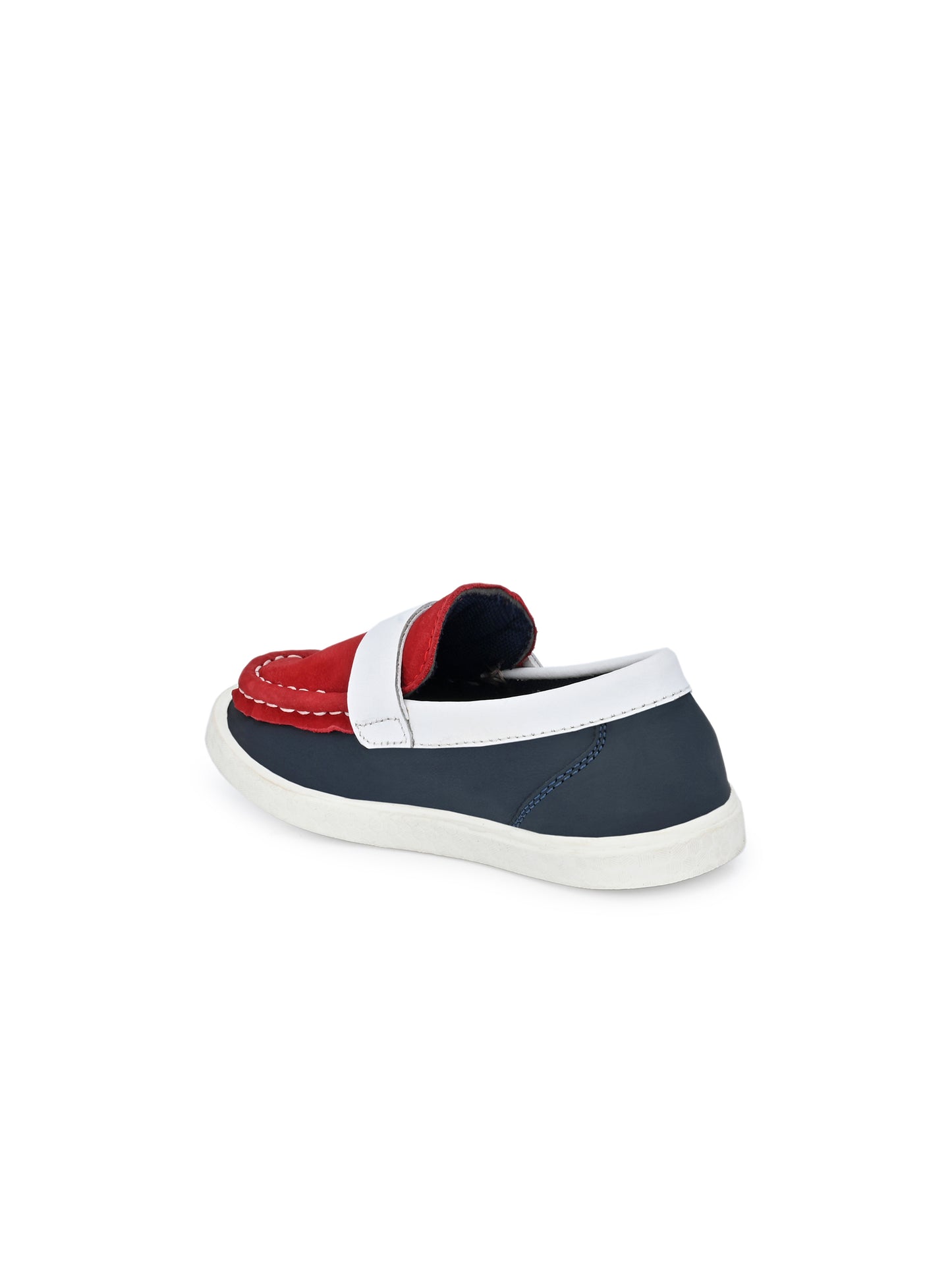 Tuskey Loafers Moccasins Casual Shoes for Boys - Red