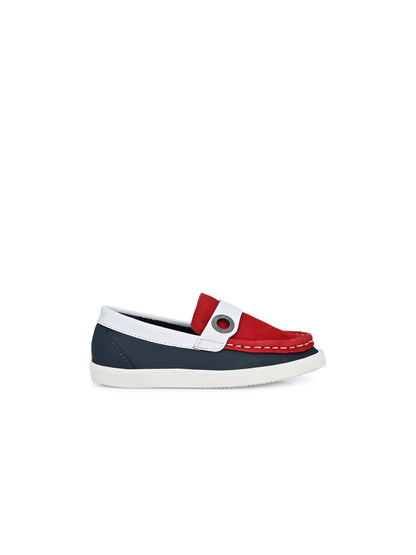 Tuskey Loafers Moccasins Casual Shoes for Boys - Red