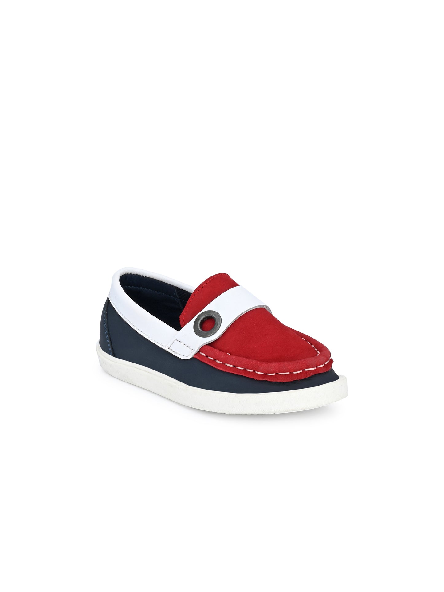 Tuskey Loafers Moccasins Casual Shoes for Boys - Red