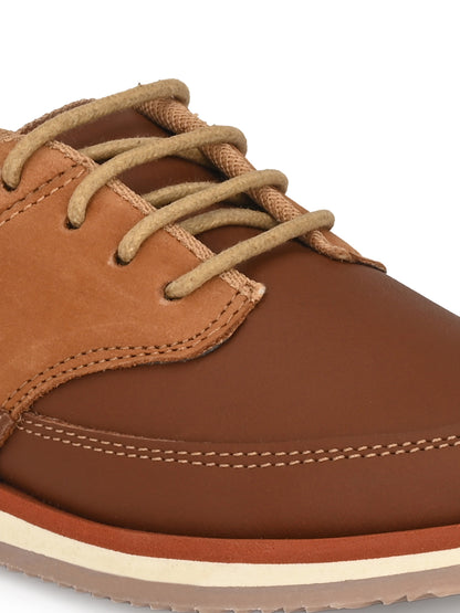 Tuskey Lace Up Sneaker Shoe - Tan