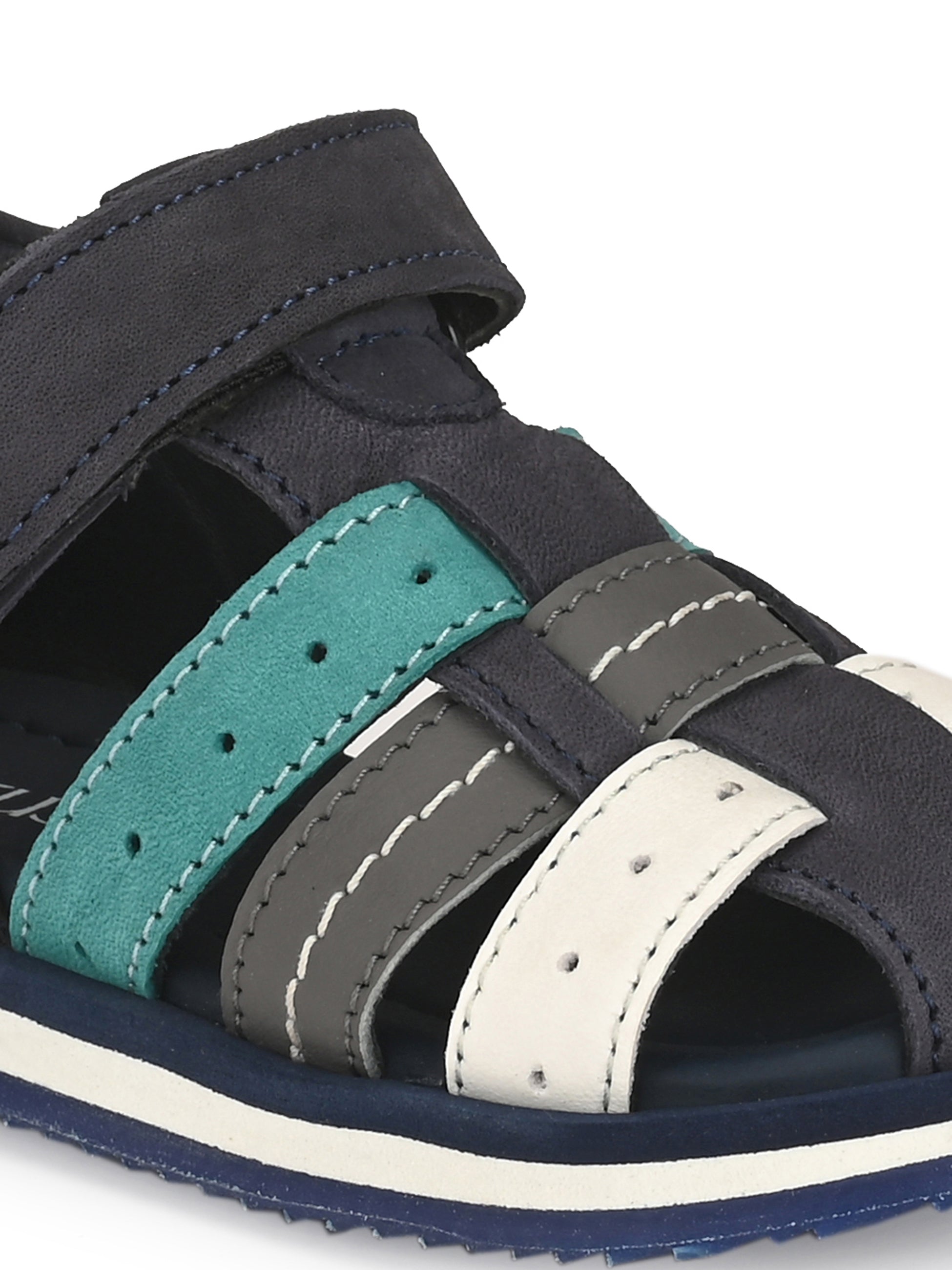 Tuskey Velcro Closure Sandals - Blue
