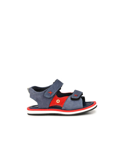 Tuskey Double Velcro Straps Sandals - Blue